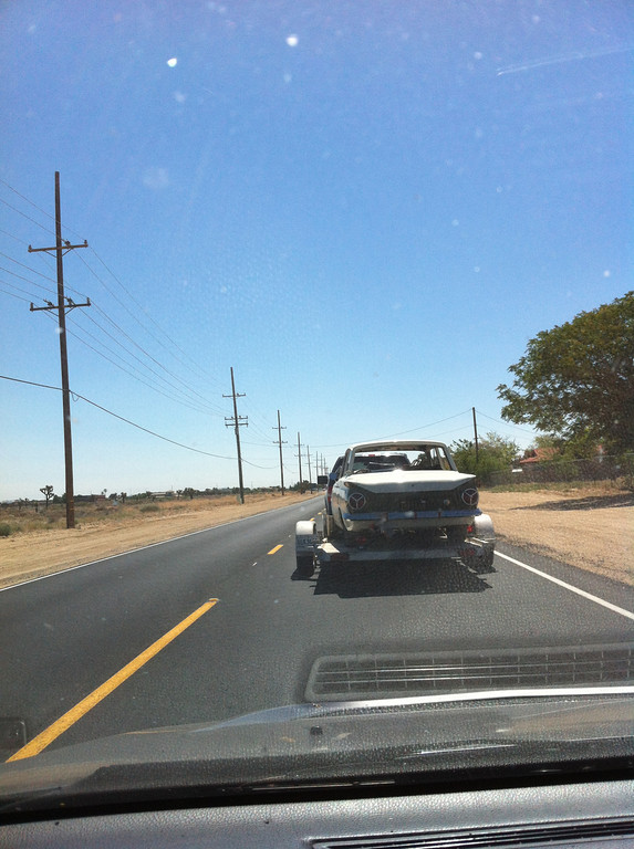 Collected and on the road. 