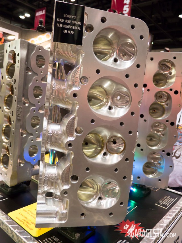 CNC Port machined GM cylinder head