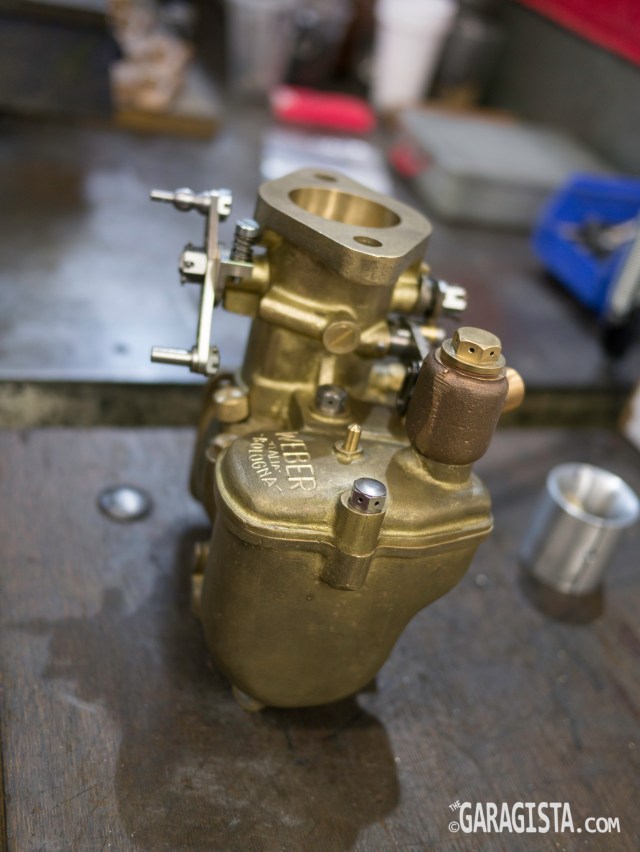 Weber carburator manufacture from bronze aluminum alloy 