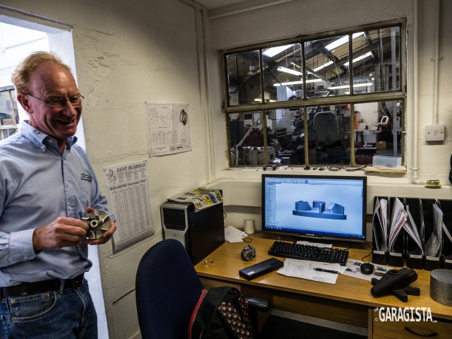 Philip explains new technology is used to produce classic components 